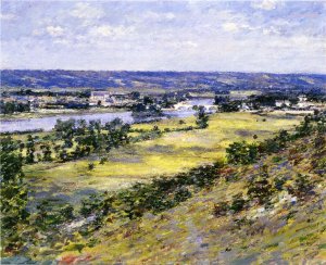 Valley Of The Seine From Giverny Heights